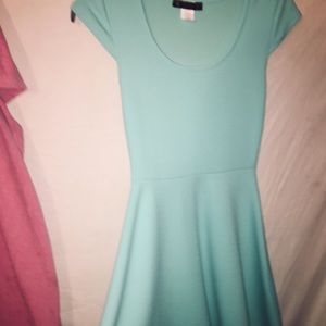 blue green formal dress